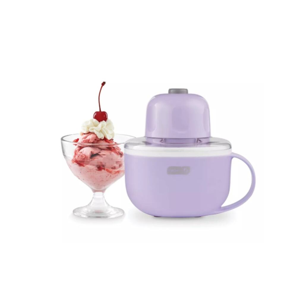Dash My Mug Soft Serve Ice Cream Maker Purple 20-Min Cycle New